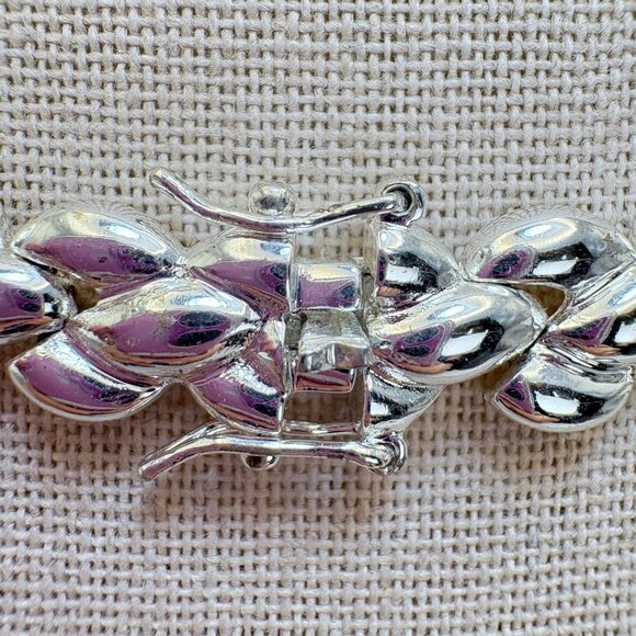 VTG Sterling Silver 925 Puffed Panther Link Chain Necklace Size 16.25" Length - Picture 7 of 14